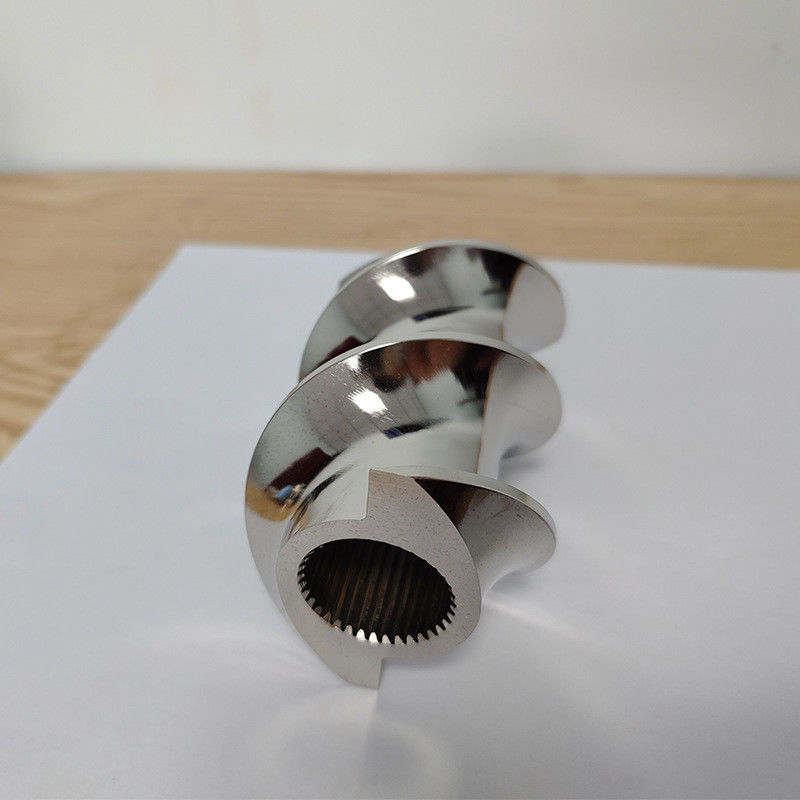 Diámetro central de 92 mm Elemento de tornillo de material personalizado y barriles para piezas de la máquina de extrusión CTE92