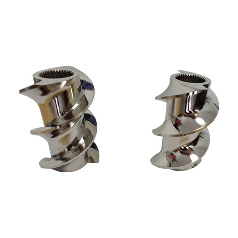 Elementos roscados Bloque roscado Bloque de crujido de doble tornillo Granulador de plástico Accesorios Bloque de malla Bloque de crujido