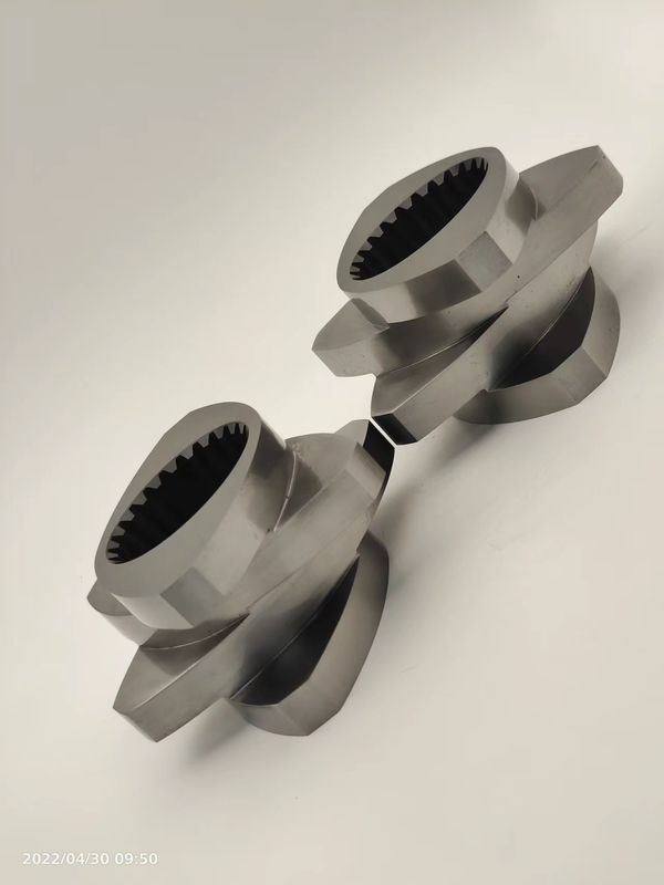 Resistente a la corrosión Elementos de extrusora de tornillos gemelos 12 mm 600 rpm Bloque de malla resistente al desgaste