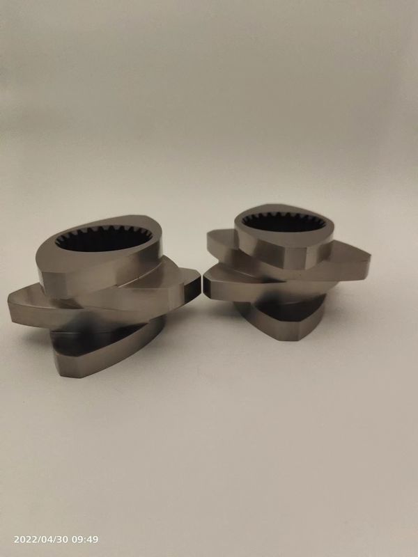Resistente a la corrosión Elementos de extrusora de tornillos gemelos 12 mm 600 rpm Bloque de malla resistente al desgaste