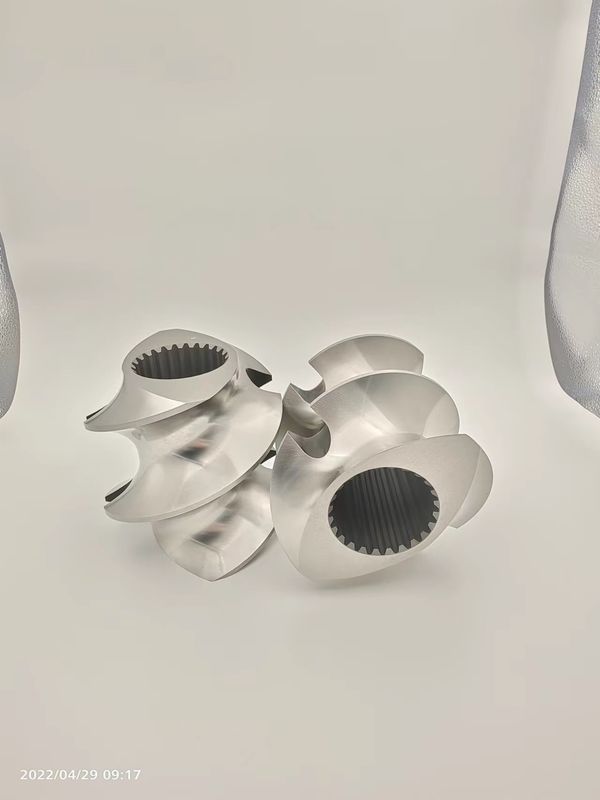 Accesorios para extrusores de doble tornillo granulador de malla de elemento de tornillo de calado de 12 mm a 300 mm