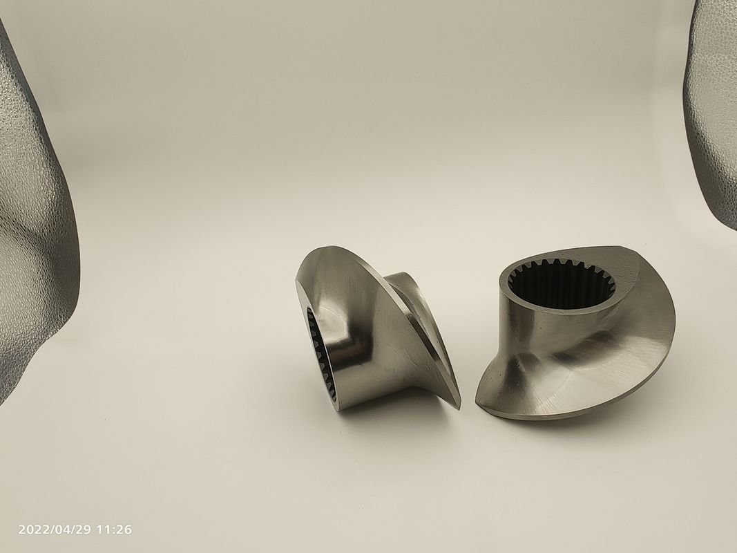 Accesorios para extrusores de doble tornillo granulador de malla de elemento de tornillo de calado de 12 mm a 300 mm