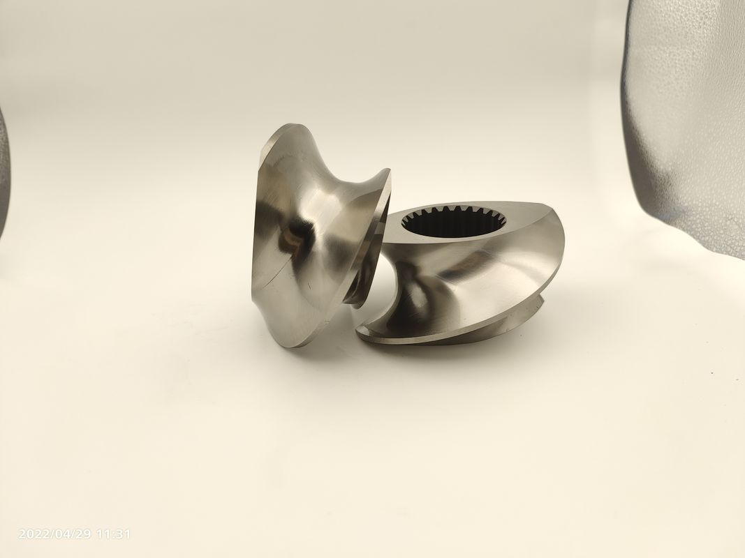 Elementos roscados Bloque roscado Bloque de crujido Granulador de plástico de doble tornillo Accesorios Bloque de malla Bloque de crujido