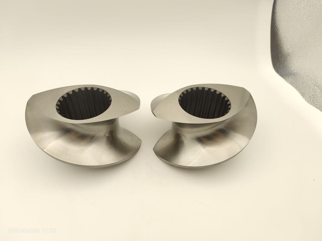 Elementos roscados Bloque roscado Bloque de crujido Granulador de plástico de doble tornillo Accesorios Bloque de malla Bloque de crujido