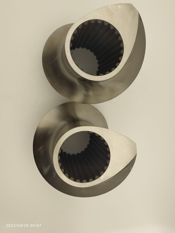 Partes de extrusoras de doble tornillo de alto rendimiento de aleación importada WR5 Material elementos de tornillo