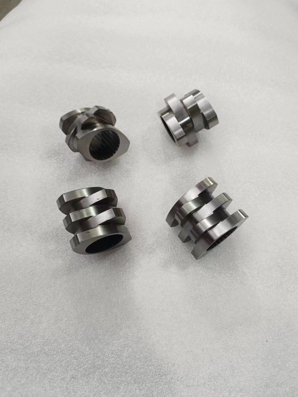 Máquina de extrusión de doble tornillo resistente a la corrosión Bloques de crujido para mezclas altas