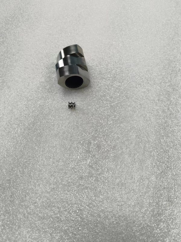 Máquina de extrusión de doble tornillo resistente a la corrosión Bloques de crujido para mezclas altas