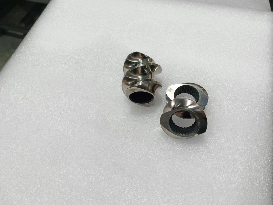 Para las máquinas de extrusión de doble tornillo, el elemento de tornillo de transmisión de herramientas de alta velocidad de acero