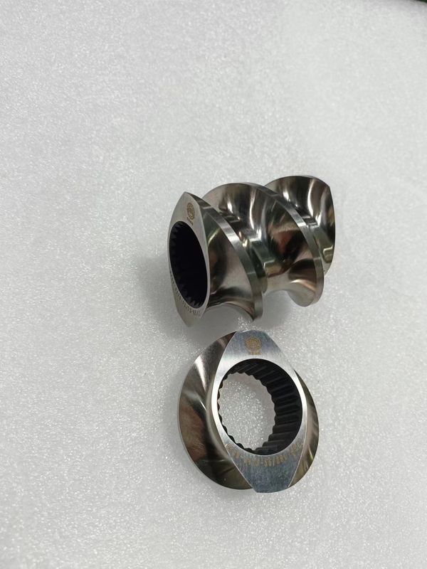 Para las máquinas de extrusión de doble tornillo, el elemento de tornillo de transmisión de herramientas de alta velocidad de acero