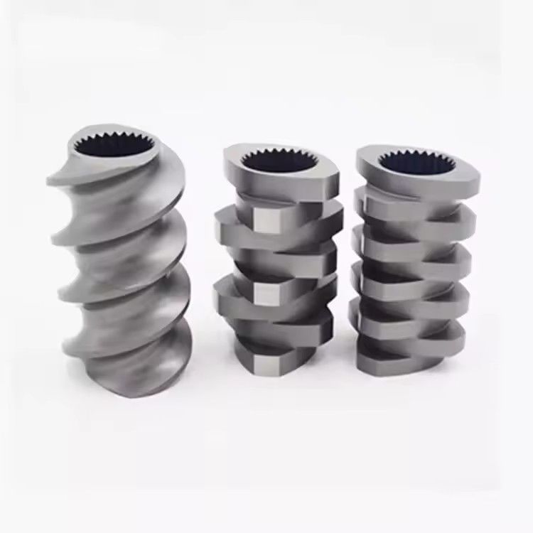 Partes de extrusores de doble tornillo de alta precisión para máquinas de extrusión de doble tornillo con diámetro central de 16-350 mm y más