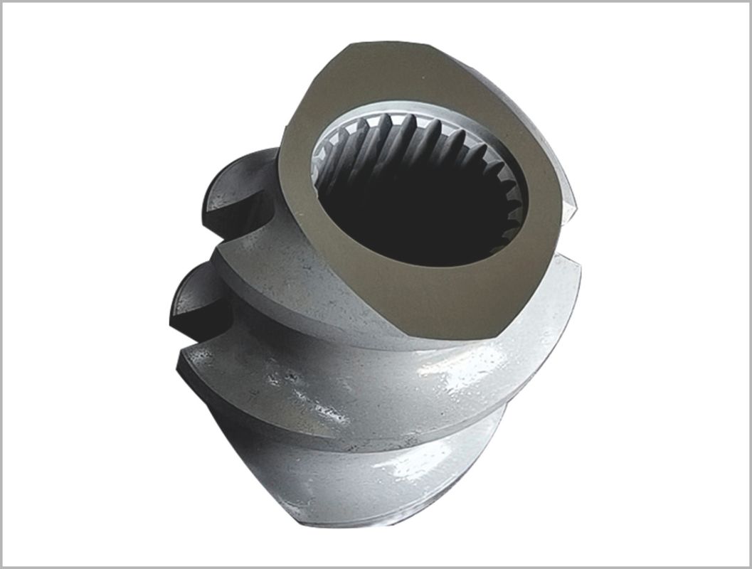 112mm Extruder elementos de tornillo 6542 Material para grandes alimentos / bocadillos Extruder Zsk elemento de tornillo Nombre del producto:112mm Extruder elementos de tornillo 6542 Material