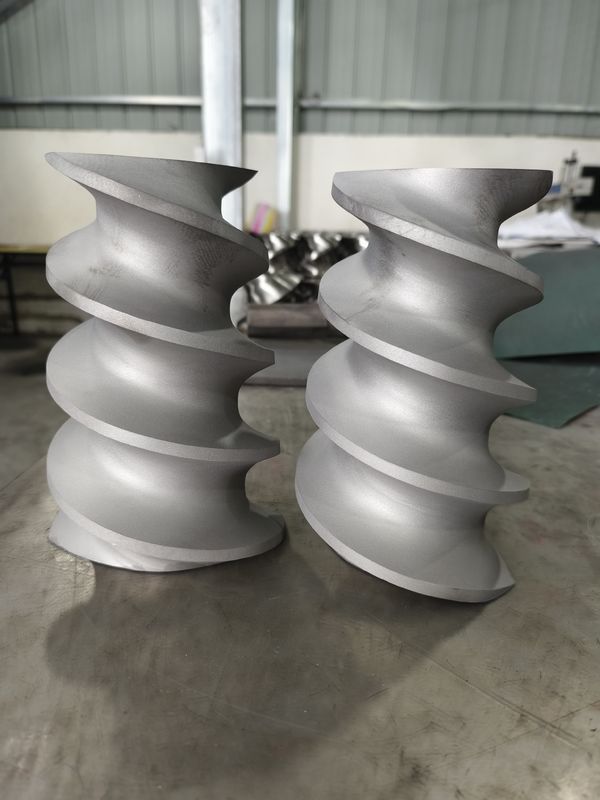 Resistente al desgaste 120 mm Diámetro de agujero de ensamblaje tornillos y barriles para extrusores de plástico piezas de repuesto profesional