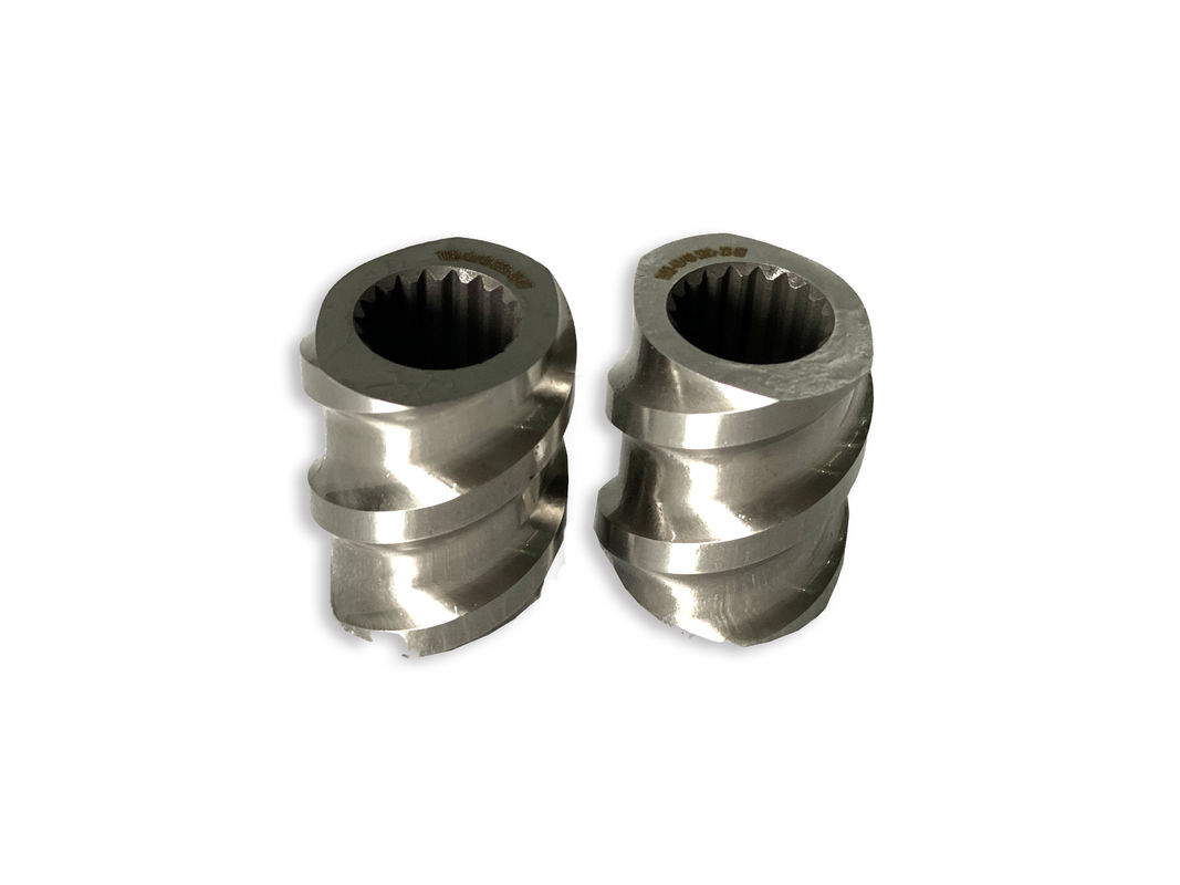 Máquina de plástico 58 mm Extrusora de tornillo doble Rectángulo Extrusora de línea de cuerda Elementos de tornillo con M 1