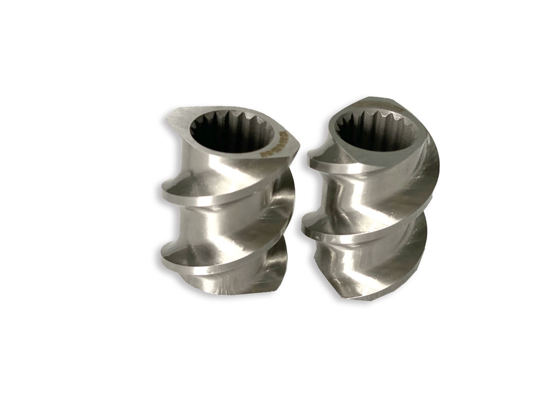 Máquina de plástico 58 mm Extrusora de tornillo doble Rectángulo Extrusora de línea de cuerda Elementos de tornillo con M 1