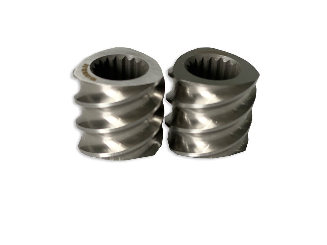 Máquina de plástico 58 mm Extrusora de tornillo doble Rectángulo Extrusora de línea de cuerda Elementos de tornillo con M 1