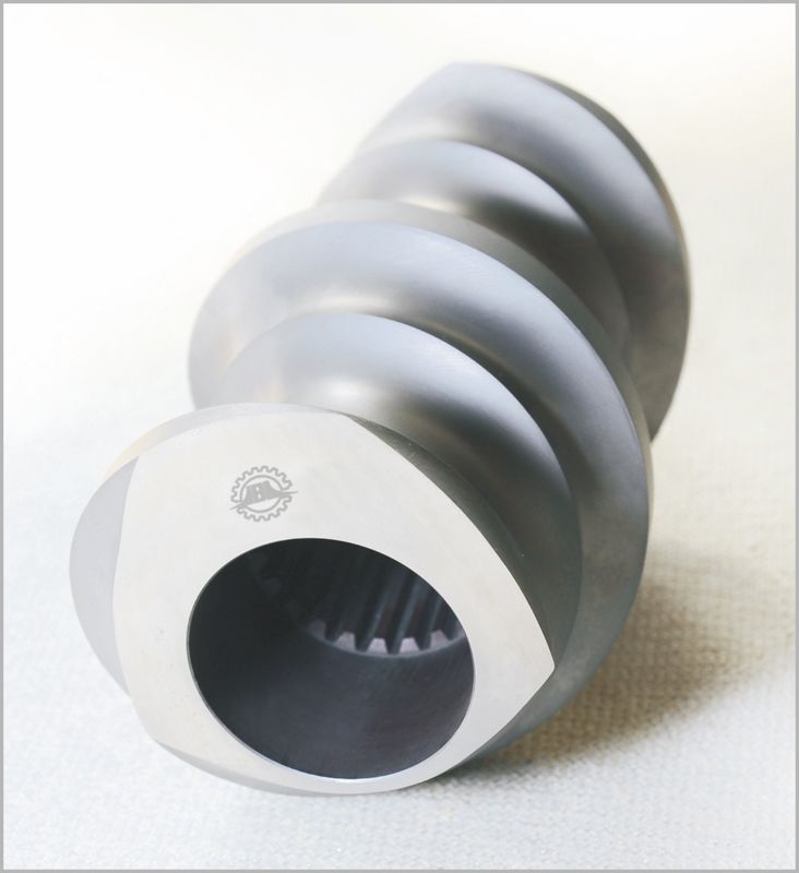 OD 50,5 mm Extrusor de color de metal para camellos elementos de tornillo para máquinas de plástico