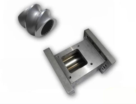 Barricas de combinación resistentes al desgaste en color metal para extrusora de tornillo doble de PVC PP PA PE
