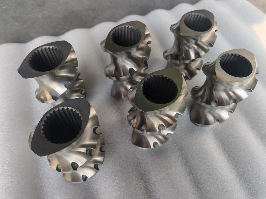 Máquina Extrusora de Doble Husillo: Elementos de Tornillo Superiores para Mezcla y Transporte, para Resultados Precisos