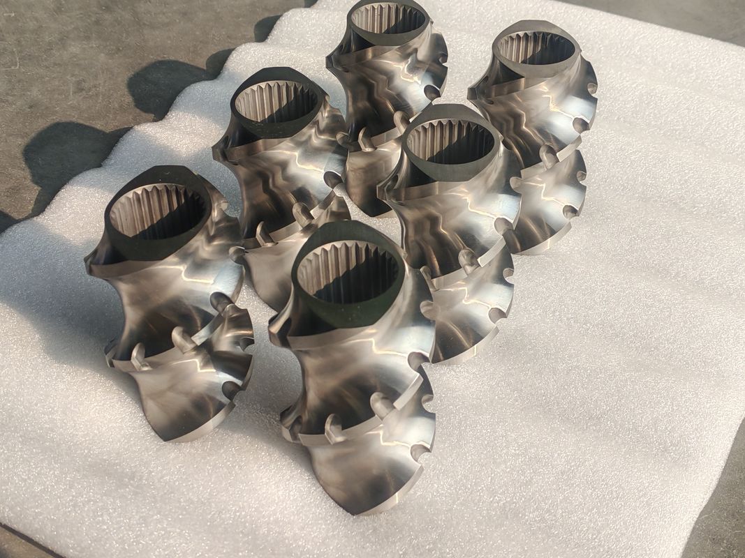 Máquina Extrusora de Doble Husillo: Elementos de Tornillo Superiores para Mezcla y Transporte, para Resultados Precisos