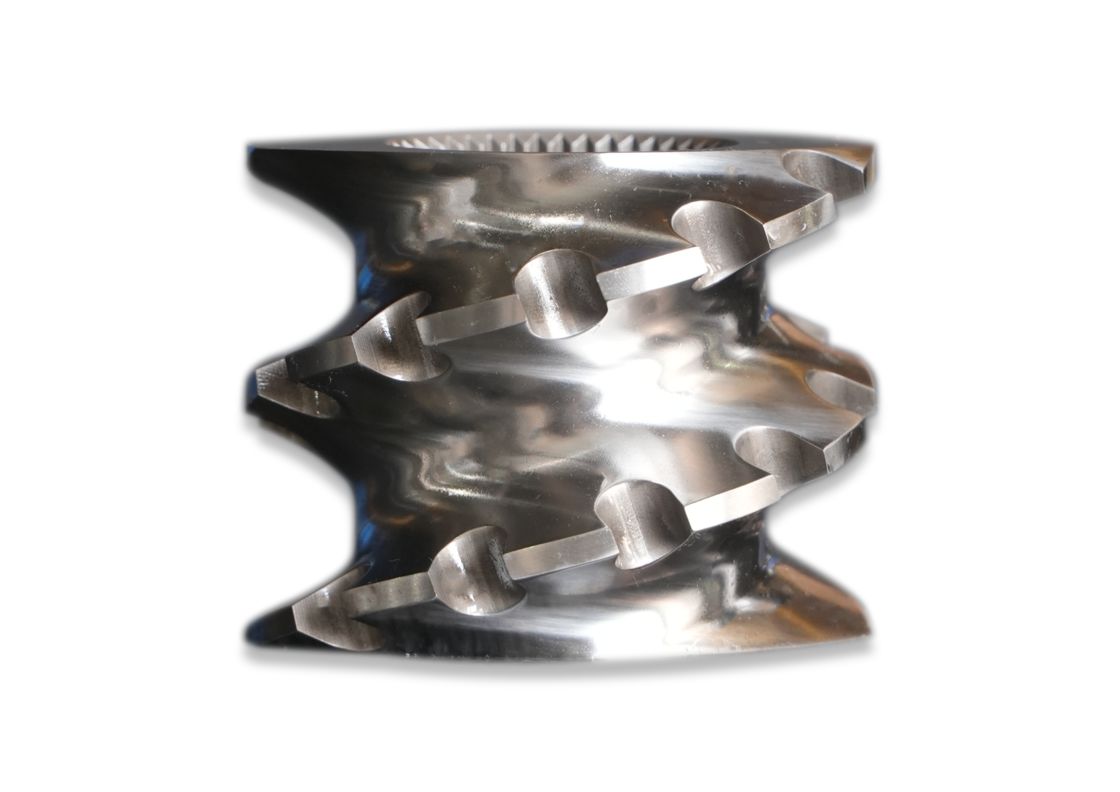 Elemento de tornillo, cilindro de tornillo, piezas de tornillo, eje para máquina extrusora de doble husillo CTE