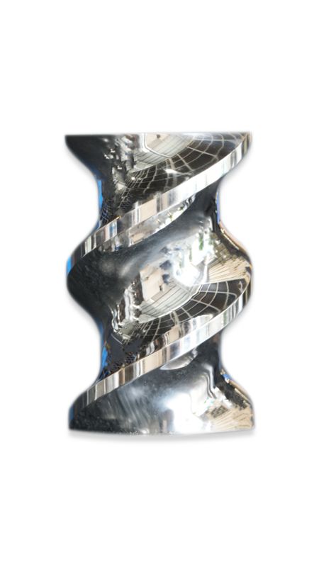 65/75/85/95/110/120/135/mm Diámetro del centro Material personalizado Elemento de tornillo para piezas de la máquina de extrusión