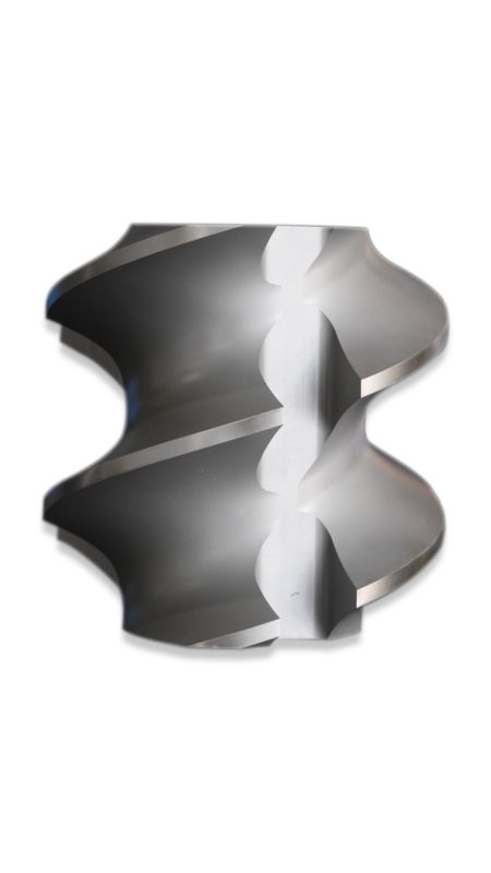 65/75/85/95/110/120/135/mm Diámetro del centro Material personalizado Elemento de tornillo para piezas de la máquina de extrusión