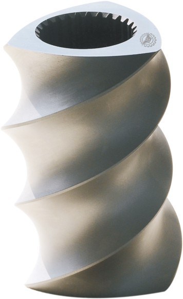 Elementos de tornillo extrusor de doble husillo SZK 177 con certificación ISO 9001 y opciones personalizadas