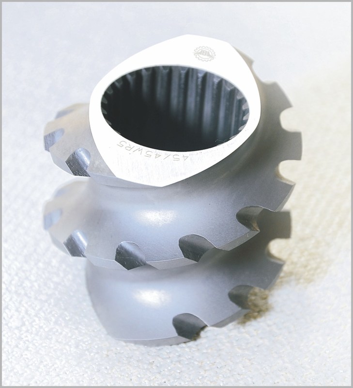 Elementos de tornillo extrusor de doble husillo SZK 177 con certificación ISO 9001 y opciones personalizadas