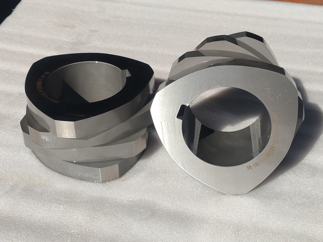 Elementos de tornillo extrusor de doble husillo SZK 250 con certificación ISO 9001 y opciones personalizadas