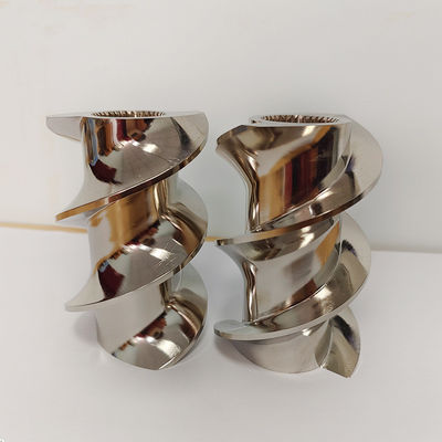 Elementos roscados Bloque roscado Bloque de crujido de doble tornillo Granulador de plástico Accesorios Bloque de malla Bloque de crujido