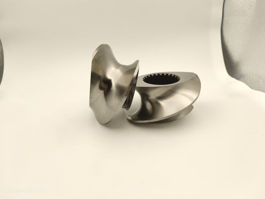 Accesorios para extrusores de doble tornillo granulador de malla de elemento de tornillo de calado de 12 mm a 300 mm