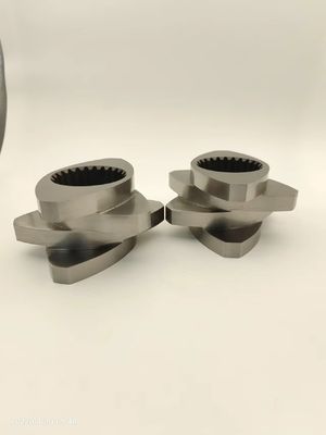 Extrusor de tornillo gemelo Bloque de trenzado de elementos Bloque de malla Resistente a la corrosión y al desgaste