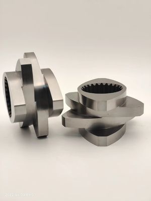 Elemento de tornillo de 12 mm - 300 mm que mezcla elementos de extrusora de tornillo gemelo