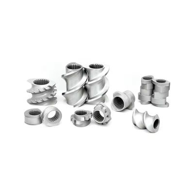 38CrMoAlA Elementos de tornillo de extrusora paralela de doble tornillo con especificaciones personalizadas
