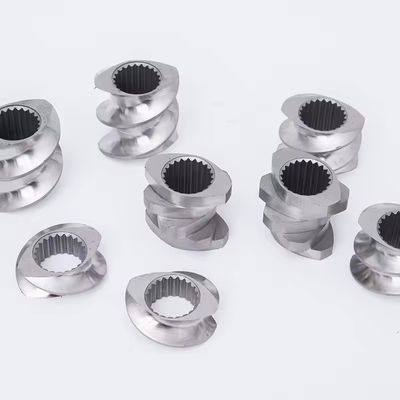 Segmento de elementos de tornillo y barril extrudidos de alta precisión para la máquina de extrusión de tornillos gemelos