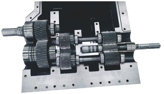 Caja de engranajes de potencia de 160-500 kW para la máquina de extrusión de tornillos gemelos