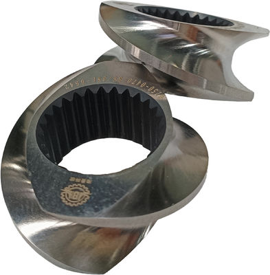 Partes de extrusoras de tornillo doble 30° 45° 60° 90° Ángulo de tornillo
