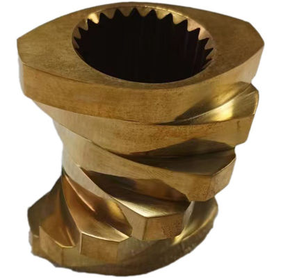 30° 45° 60° 90° En el ángulo de los tornillos de doble tornillo Extrusor de piezas para el lote principal