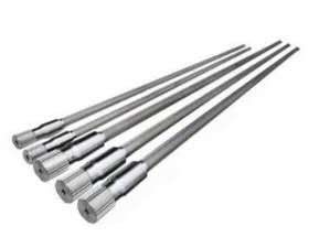 Eje de extrusora de tornillos gemelos de la industria metalúrgica con espiga interna incorporada y longitud personalizable