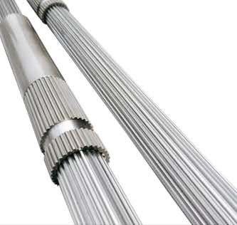 Material WR15E Envolver la línea interna del extrusor de tornillo gemelo Eje de tornillo de PVC