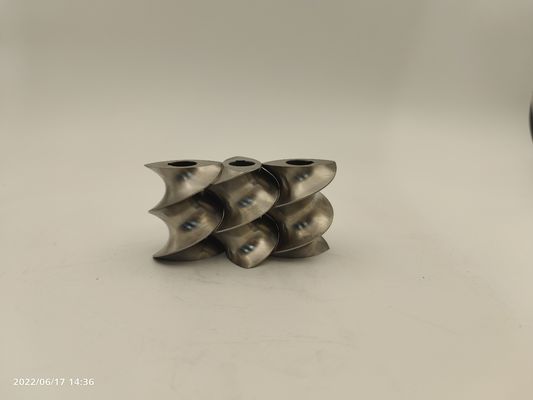38CrMoAla Material Rectángulo Extrusor de línea de cuerda elementos de tornillo para la máquina de plástico