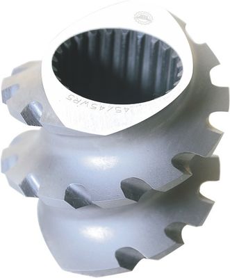 Clextral BC72 elementos de tornillo buenos materiales resistentes al desgaste