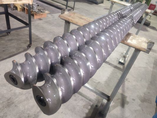 Segmentos de tornillo y barril de extrusora de doble husillo Berstoff