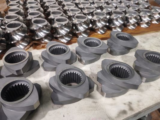 Diseño de elementos de tornillo especiales OEM para extrusora de tornillo gemelo JSW