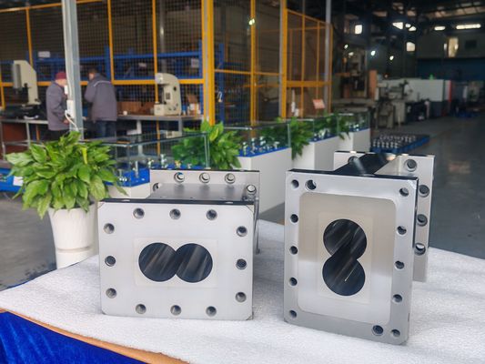 Diseño de elementos de tornillo especiales OEM para extrusora de tornillo gemelo JSW