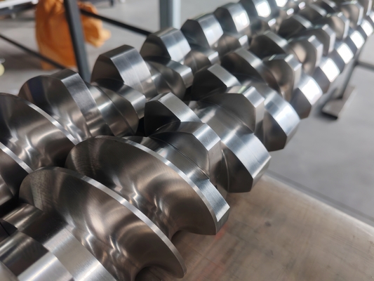 Elemento de tornillo y bloque de amasado para la industria de baterías de litio