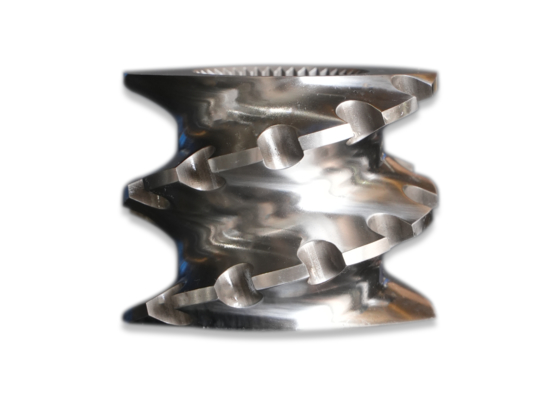 Elementos de tornillo PP PE POM PVC PET para maquinaria de plástico de doble husillo contrarrotante