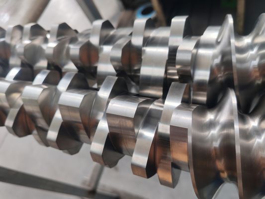 STS 95 Elementos de tornillo de extrusores de tornillo gemelos con certificación ISO 9001 y opciones personalizadas