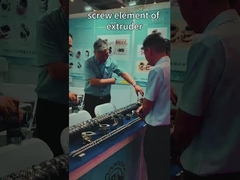 Piezas duraderas de extrusora de doble husillo Material Acero para herramientas Elementos Barriles y ejes