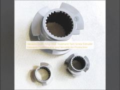 Elementos de extrusora de doble husillo para tratamiento térmico de temple al vacío personalizables y versátiles para la producción